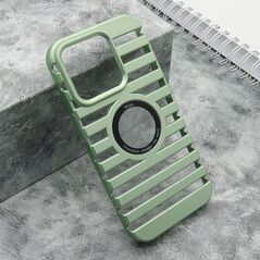 Zastitna maska (futrola) LINES LOGO CUT - iPhone 15 Pro (6.1) mint (MS).