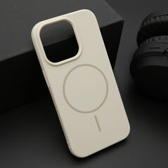 Zastitna maska (futrola) JELLY MagSafe - iPhone 15 Pro (6.1) titanijum (MS).