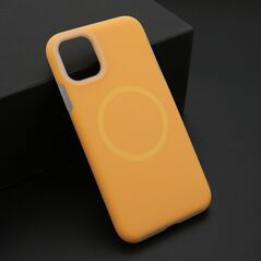 Zastitna maska (futrola) PASTEL COLOR MagSafe - iPhone 11 (6.1) narandzasta (MS).