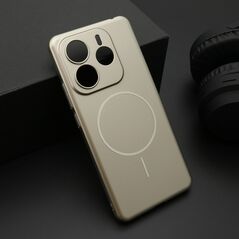 Zastitna maska (futrola) PURE mat MagSafe - Xiaomi Redmi Note 14 4G (Global) zlatna (MS).