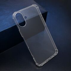 Zastitna silikonska maska (futrola) CRASHPROOF - iPhone 16 Plus (6.7) providna (MS).