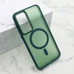 Zastitna maska (futrola) SILKY MAGSAFE II - Samsung A356 Galaxy A35 5G 5G zelena (MS).