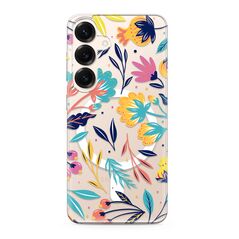 Zastitna maska (futrola) silikonska print MagSafe - Samsung S931 Galaxy S25 5G rainbow palm (MS).