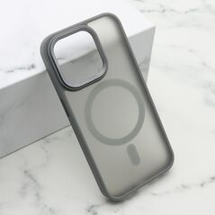 Zastitna maska (futrola) SILKY MAGSAFE II - iPhone 15 Pro (6.1) siva (MS).