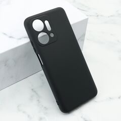 Zastitna maska (futrola) Soft Silicone - Huawei Honor X7a crna (MS).