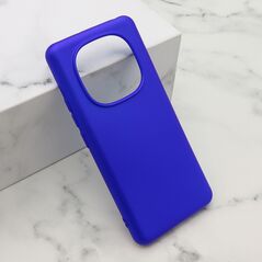 Zastitna maska (futrola) Soft Silicone - Xiaomi Redmi Note 14 Pro 4G plava (MS).