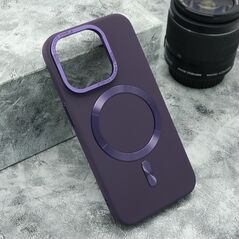 Zastitna maska (futrola) TRUE COLOR MAGSAFE - iPhone 15 Pro (6.1) ljubicasta (MS).