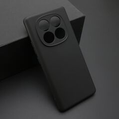 Zastitna ultra tanka (skin) maska / futrola KOLOR - Xiaomi Redmi Note 14 Pro 4G crna (MS).