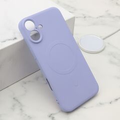 Zastitna maska (futrola) VELVET TOUCH MagSafe - iPhone 16 Plus (6.7) ljubicasta (MS).