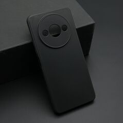 Zastitna ultra tanka (skin) maska / futrola KOLOR - Xiaomi Redmi A3/A3x crna (MS).