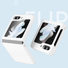 Zastitna maska (futrola) Elegant Fold - Samsung F741B/F761B Galaxy Z Flip 6/7 FE 5G bela.