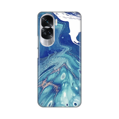 Zastitna silikonska maska (futrola) PRINT - Huawei Honor 90 Lite Blue Marble.