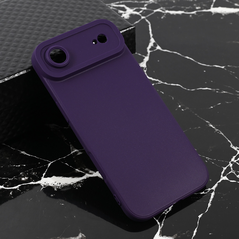 Zastitna maska (futrola) Teracell Giulietta - iPhone 17 Air mat tamno ljubicasta.