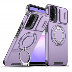 Zastitna maska (futrola) CamShield Ring stand - Samsung A075F Galaxy A07 ljubicasta.