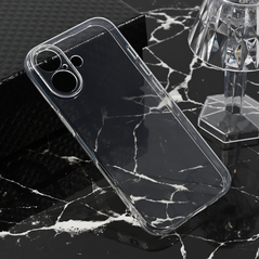 Zastitna silikonska maska (futrola) Ultra Thin - iPhone 17 Transparent.