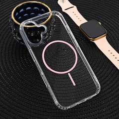 Zastitna maska (futrola) Magsafe Color Line - iPhone 17 6.3 roze.