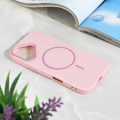 Zastitna maska (futrola) Magsafe Sparkle Dust - iPhone 17 6.3 roze.