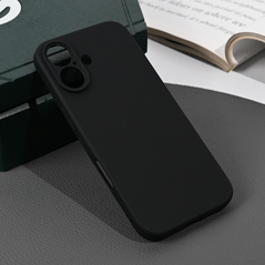 Zastitna silikonska maska (futrola) Skin - iPhone 17 mat crna.