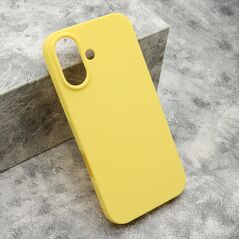 Zastitna maska (futrola) GENTLE COLOR - iPhone 17 zuta (MS).