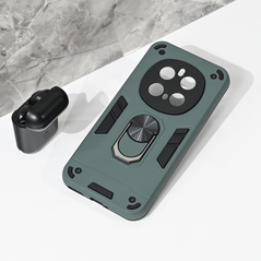 Zastitna maska (futrola) Hard Ring - Huawei Honor Magic 7 Pro tamno siva.