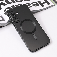 Zastitna maska (futrola) Magsafe Chrome - Samsung A566 Galaxy A56 crna.
