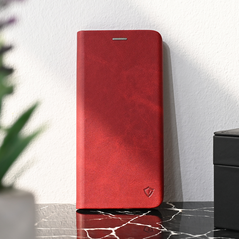 Zastitna maska (futrola) Teracell Elegant Flip - Honor X6a/X6b/X6c crvena.