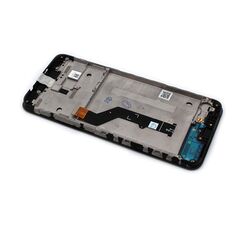 LCD displej (ekran) - Motorola Moto E7 Plus + Touch screen + okvir crni (MS).