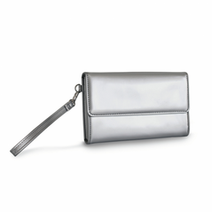 Zastitna maska (futrola) Puro Satin Cover srebrna.