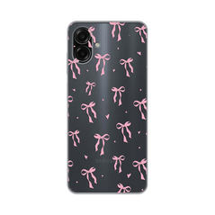 Zastitna ultra tanka (skin) maska / futrola PRINT - Samsung A075F Galaxy A07 Cute Bow.