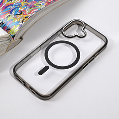 Zastitna maska (futrola) Magsafe Color Pop - iPhone 16 6.1 crna.