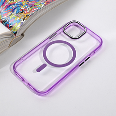 Zastitna maska (futrola) Magsafe Color Pop - iPhone 13/14 6.1 ljubicasta.