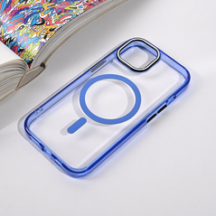 Zastitna maska (futrola) Magsafe Color Pop - iPhone 13/14 6.1 plava.