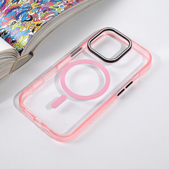 Zastitna maska (futrola) Magsafe Color Pop - iPhone 16 Pro roze.