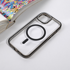 Zastitna maska (futrola) Magsafe Color Pop - iPhone 13/14 6.1 crna.