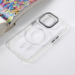Zastitna maska (futrola) Magsafe Color Pop - iPhone 16 Pro bela.