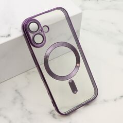 Zastitna maska (futrola) CAMERA PROTECT MAGSAFE - iPhone 17 tamno ljubicasta (MS).