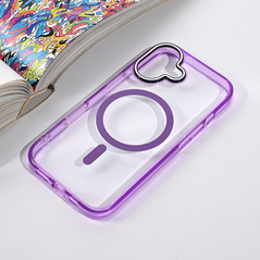 Zastitna maska (futrola) Magsafe Color Pop - iPhone 16 6.1 ljubicasta.