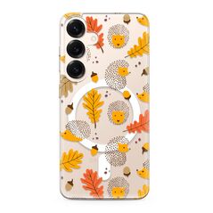 Zastitna maska (futrola) silikonska print MagSafe - Samsung S931 Galaxy S25 5G leaves (MS).