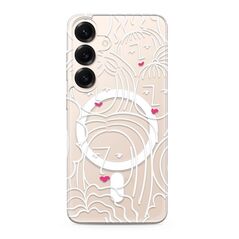 Zastitna maska (futrola) silikonska print MagSafe - Samsung S931 Galaxy S25 5G faces (MS).