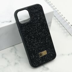 Zastitna maska (futrola) DIAMOND SELECTION - iPhone 14 (6.1) crna (MS).