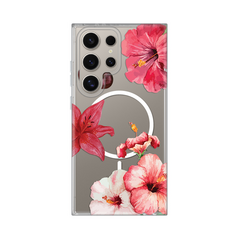 Zastitna maska (futrola) print Magsafe - Samsung Galaxy S23 Ultra Hibiscus.