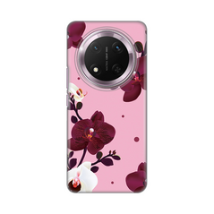 Zastitna ultra tanka (skin) maska / futrola PRINT - Huawei Honor Magic 7 lite Pink Orchid.