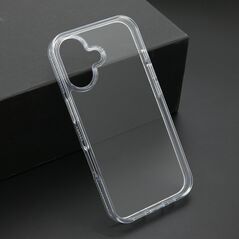 Zastitna maska (futrola) COLOR okvir za iphone 16 (6.1) srebrna (providna) (MS).