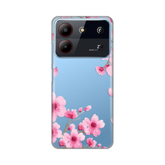 Zastitna ultra tanka (skin) maska / futrola PRINT - ZTE Blade A54 Rose Flowers.