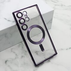 Zastitna maska (futrola) CAMERA PROTECT MagSafe - Samsung Galaxy S23 Ultra 5G ljubicasta (MS).