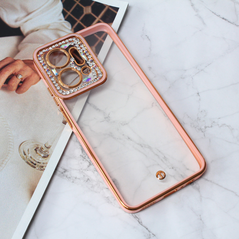 Zastitna maska (futrola) Cirkon Camera - Huawei Honor X7a roze.