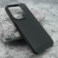 Zastitna silikonska maska (futrola) BRUSHED - Xiaomi Redmi 15C 4G 173mm (EU)/Redmi 15C 5G 173mm crna (MS).