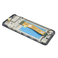 LCD displej (ekran) - Samsung A025 Galaxy A02s + Touch screen + okvir crni (161mm-zuti flet) Full ORG EU (GH81-20181A) (MS).