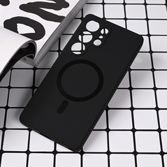 Zastitna maska (futrola) Magsafe Pure color - Samsung S938 Galaxy S25 Ultra crna.