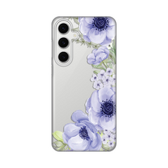 Zastitna ultra tanka (skin) maska / futrola PRINT - Samsung S721B Galaxy S24 Fe Blue Roses.